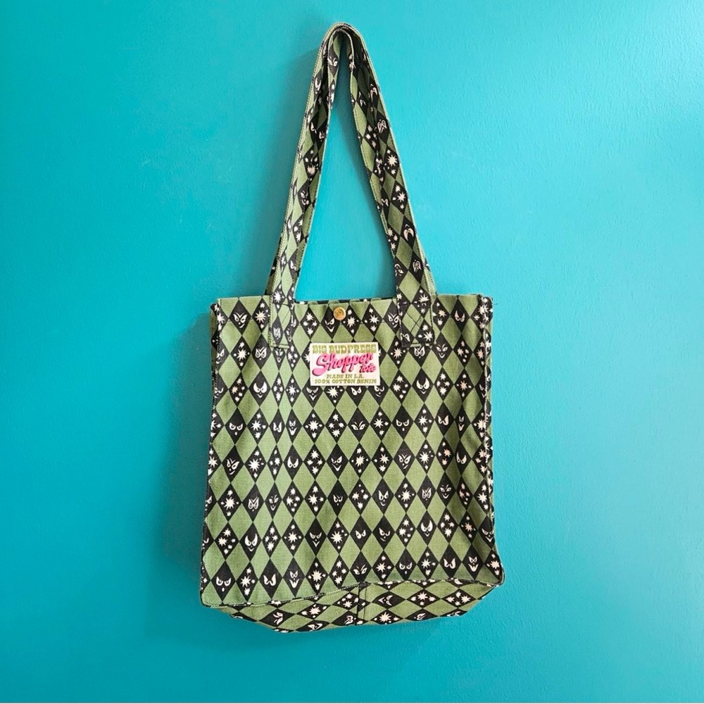 Big Bud Press Olive Diamond Tote